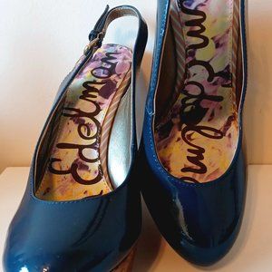 Sam Edelman blue wedge heels size 7.5